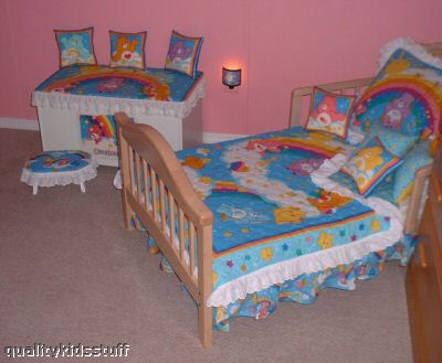 care bear crib set